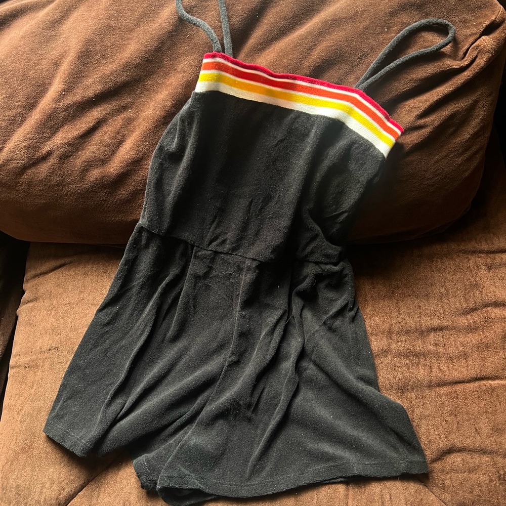 70s style terrycloth romper